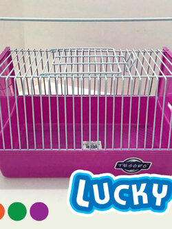 กรงแม่นแคระ ขนาด กว้าง 14 ยาว25.5 สูง16 ซม.