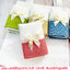 ของชำร่วยงานแต่ง ถุงผ้าฝ้ายก้นกระสอบ 9*12 นิ้ว คาดริบบิ้น (SU) สั่งซื้อขั้นต่ำ 100 ชิ้น ใส่ถุงพลาสติกแก้ว 28.- /ถุงผ้า 33.-
