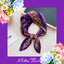 ผ้าพันคออัดพลีท Size 55*55 CM.