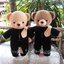 ตุ๊กตาถักหมีเนติบัณฑิต ขนาด 15-16 นิ้ว
