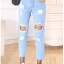 ถุงน่องตาข่ายเต็มตัว สีขาว/ดำ Free size