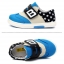 รองเท้าผ้าใบผ้าเด็ก รองเท้าผ้าใบเด็กผู้ชาย B.boy ดาวธงอเมริกา สีฟ้าเทาดำ Size 21-32
