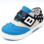 รองเท้าผ้าใบผ้าเด็ก รองเท้าผ้าใบเด็กผู้ชาย B.boy ดาวธงอเมริกา สีฟ้าเทาดำ Size 21-32