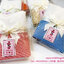 ของชำร่วยงานแต่ง ถุงผ้าฝ้ายก้นกระสอบ 9*12 นิ้ว คาดริบบิ้น (SU) สั่งซื้อขั้นต่ำ 100 ชิ้น ใส่ถุงพลาสติกแก้ว 28.- /ถุงผ้า 33.-