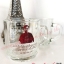 ของชำร่วยงานเกษียณ แก้วน้ำใสมีหูอย่างดี ใบใหญ่ 300 ml สกรีน 1 สี ห่อผ้า (SU) สั่งซื้อขั้นต่ำ 100 ชิ้น 35.-