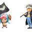 WCF One Piece - GReeeeN Special Assortment - Chopper / Law
