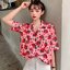 เสื้อเชิ้ตผู้หญิง ลายสตรอเบอรี่