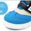 รองเท้าผ้าใบผ้าเด็ก รองเท้าผ้าใบเด็กผู้ชาย B.boy ดาวธงอเมริกา สีฟ้าเทาดำ Size 21-32