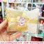 ของชำร่วยงานแต่ง กระเป๋าใส่เหรียญผ้ากระสอบ ทูโทน 2 สี ใบใหญ่ 9x11 ซม. คาดริบบิ้น ใส่ถุงพลาสติกแก้ว ใบละ 15.-