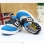 รองเท้าผ้าใบผ้าเด็ก รองเท้าผ้าใบเด็กผู้ชาย B.boy ดาวธงอเมริกา สีฟ้าเทาดำ Size 21-32