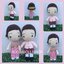 ตุ๊กตาถัก แต่งงาน ชุดไทย ขนาด 12 นิ้ว