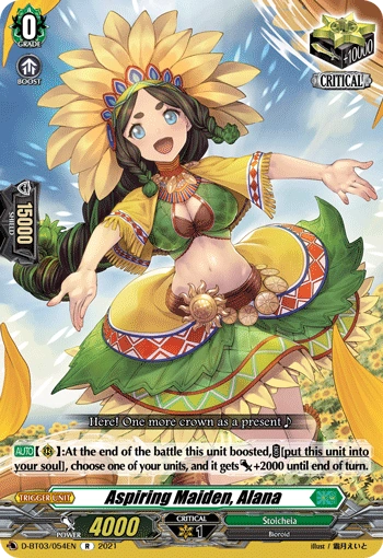 DZ-BT03/056 Aspiring Maiden, Alana R